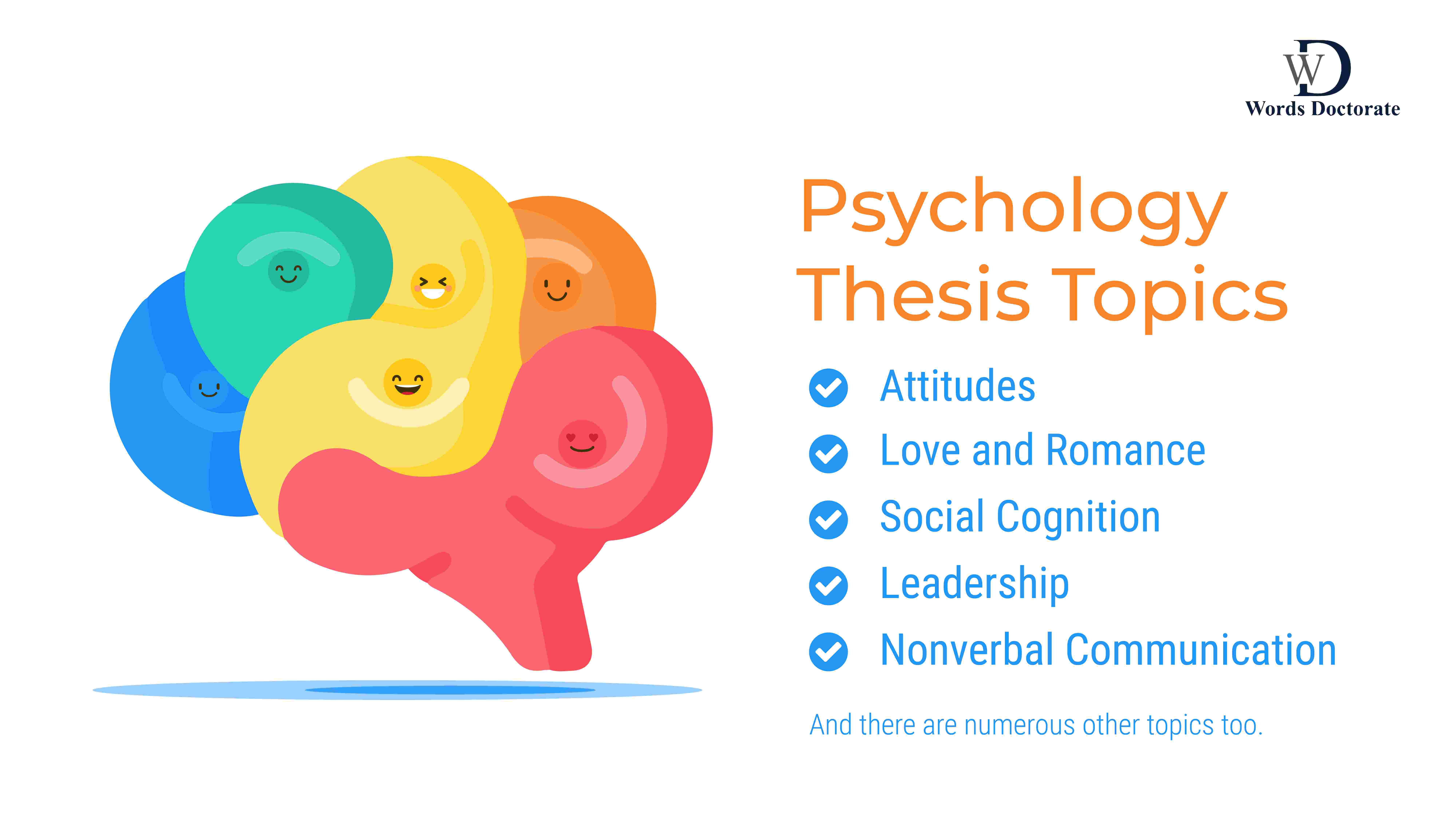 psychology thesis topics reddit